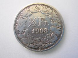 50 Rp. 1903 silber  uralt