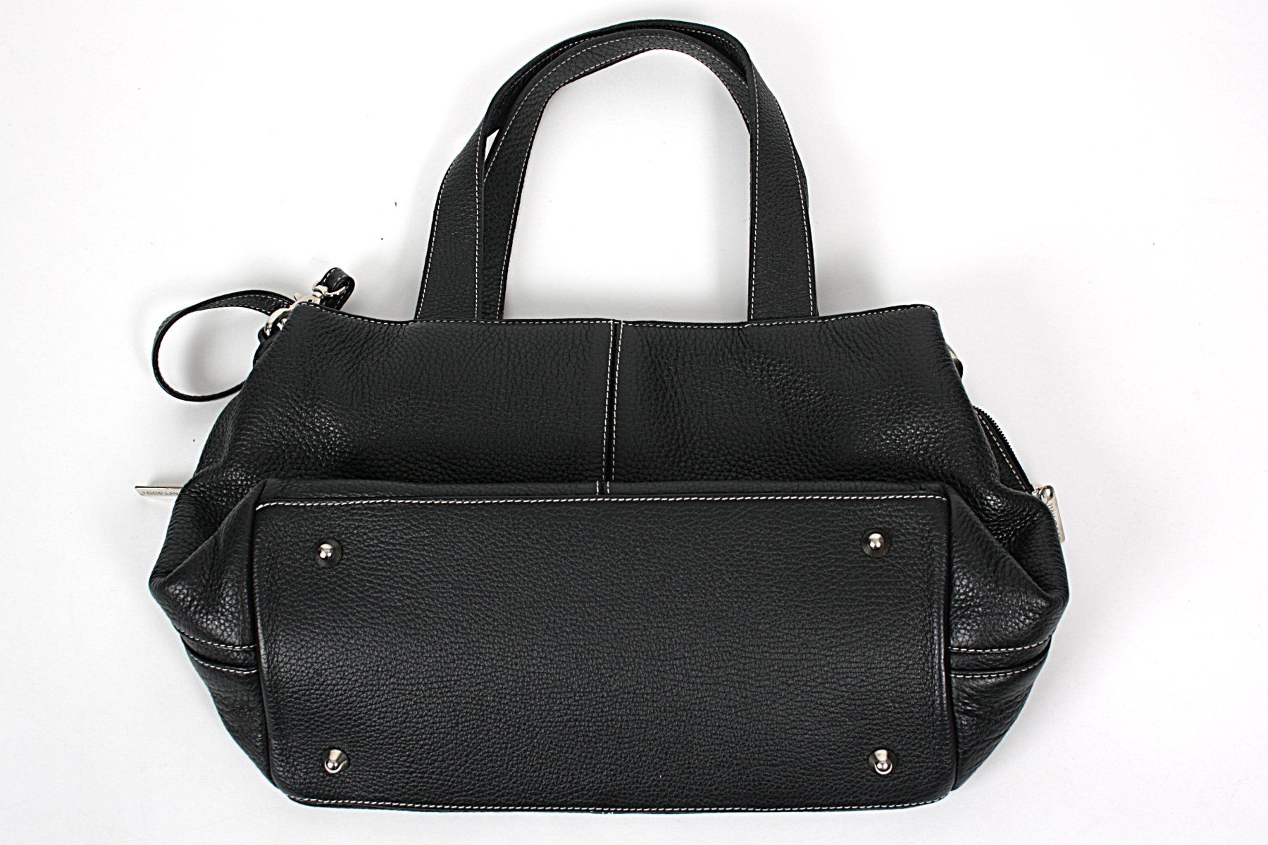 Navyboot Taschen für Damen: NAVYBOOT Leder Handtasche in Schwarz – Gebraucht aus Zollikofen von Restwert_Zollikofen 1