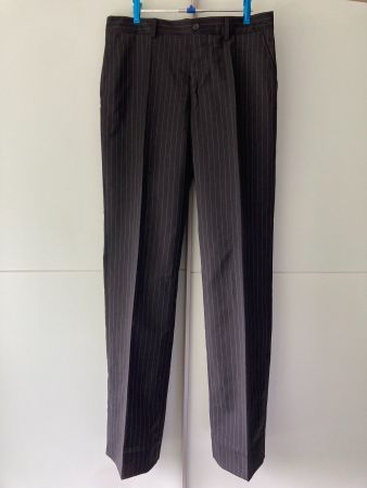 Mexx Buntfaltenhose / Herren / Gr. 46 / Schwarz gestr. / NEU