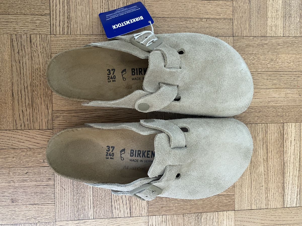 Birkenstock Scarpe da uomo: Birkenstock Boston regular, Gr. 37 – Nuovo e nell'imballaggio originale da Horgen venduto da mel_h2pn