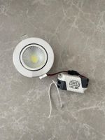 10× LED Einbauleuchten COB 5W IP66 – neu/chrom/Downlight Set