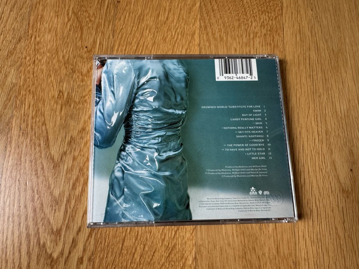 CD: Madonna "Ray of Light" CD – Usato da Zürich venduto da wtpooh 1