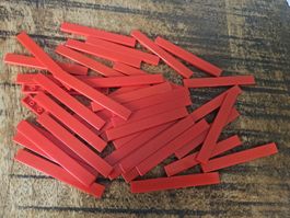 lego 4162 lot de 40 pièces Red Tile 1 x 8