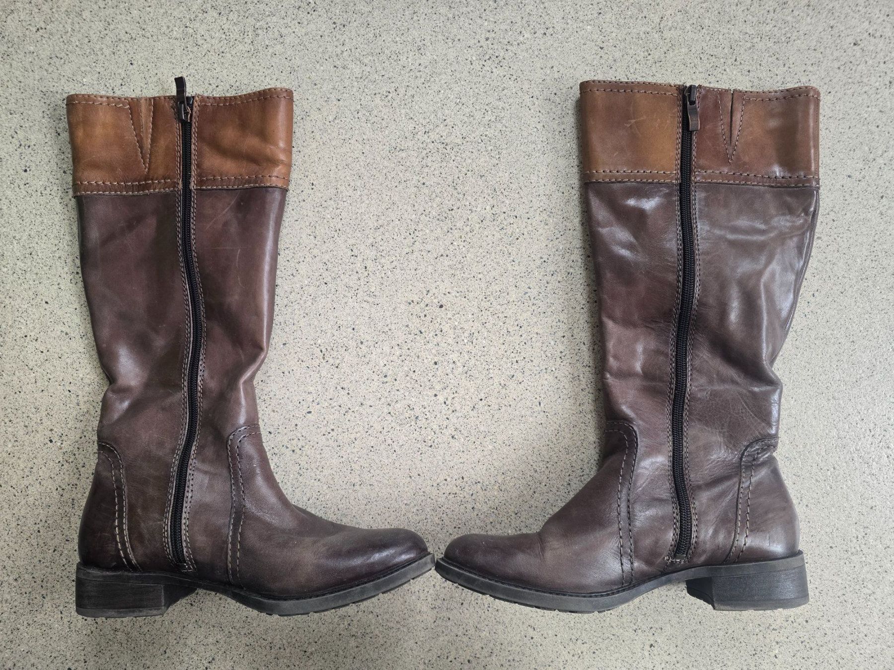Damenschuhe: Lederstiefel, Gr. 37 – Gebraucht aus Bern von sar_g5ff 1