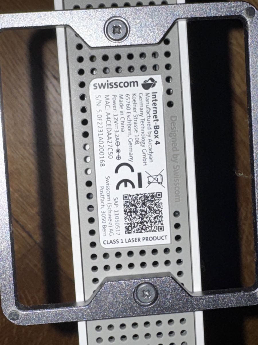 Swisscom Modem & Router: Swisscom Internet Box 4 – Nuovo (secondo la descrizione) da Basel venduto da GTB.Fa
