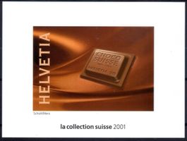 JAHRESVIGNETTE 2001 CHOCO SUISSE ** POSTFRISCH ** - R394