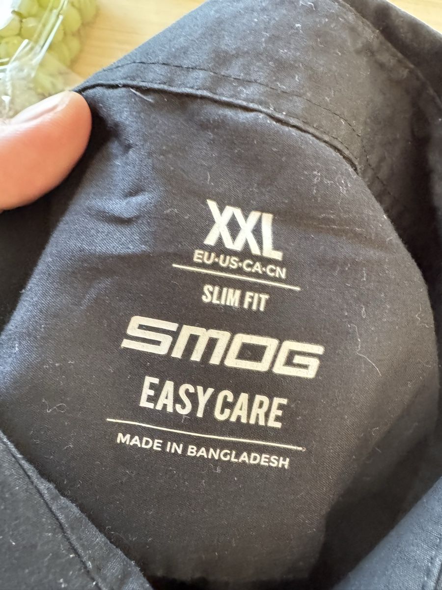Hemden: Chemise noire Taille XXL Nono – Neu (gemäss Beschreibung) aus Veyrier von kimedovapa 2