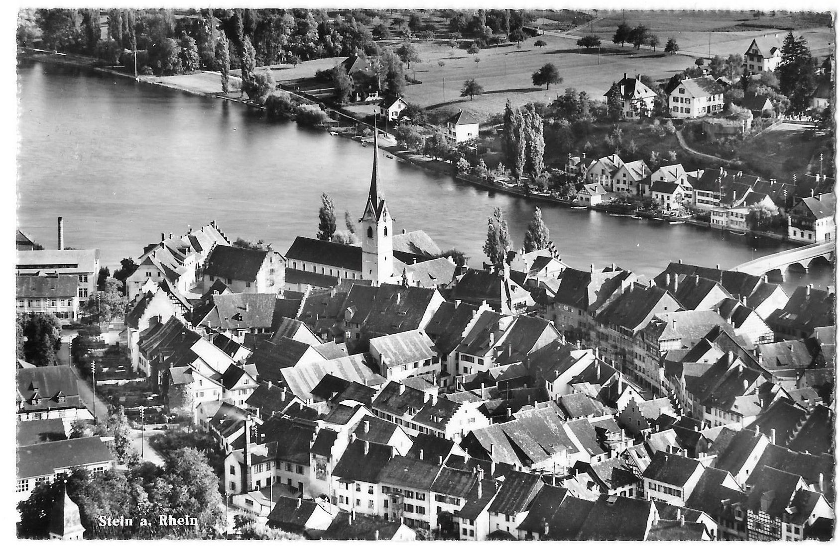 Ansichtskarten: Stein am Rhein Teilansicht – Gebraucht aus Olten von clotaldi