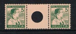 1915, Pro Juventute Zwischensteg S12 **