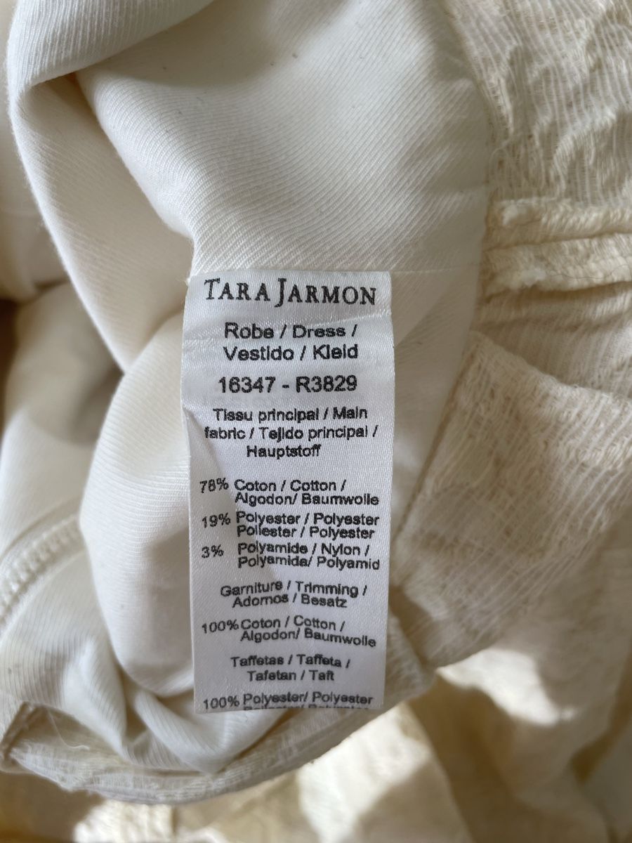 Tara Jarmon Kleider: Robe écru évasée scintillante Tara Jarmon – Neu (gemäss Beschreibung) aus Troinex von nadinebmichaelson 4
