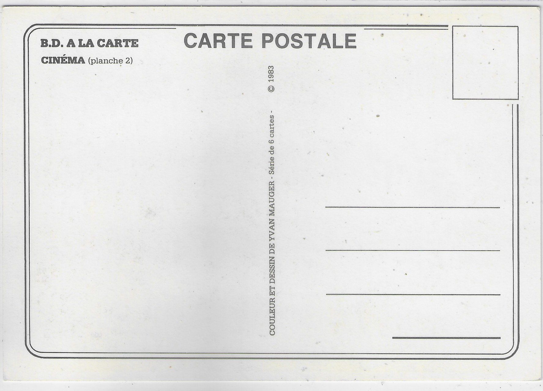Cartoline postali: Comics Cinema – Usato da Ettingen venduto da Kartenplanet 1