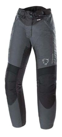 Büse Damen Motorradhose Carrara, schwarz-d'grau Gr. 42
