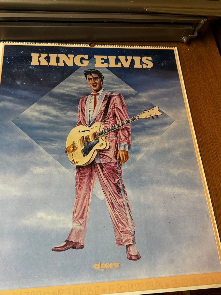 Calendari: Alter Elvis Kalender – Usato da Egg b. Zürich venduto da Brocki_Insel_Egg