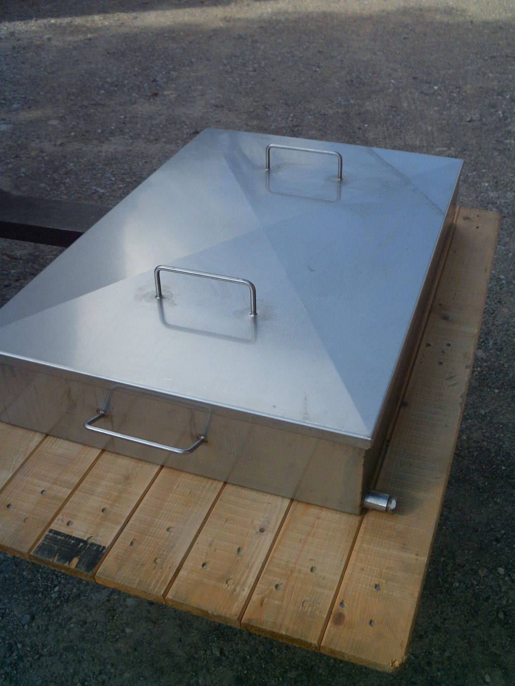 Elettrodomestici da cucina: Chromstahlwanne mit Deckel, ev. Bain-Marie – Usato da wilen-gottshaus venduto da Stawigo25