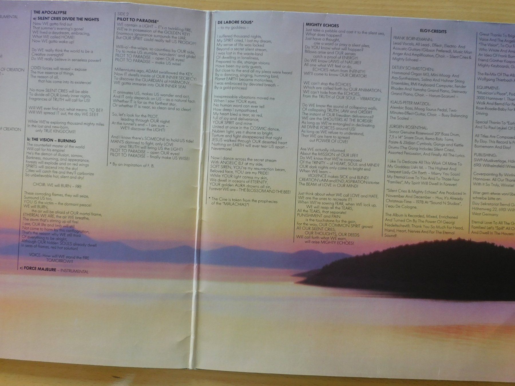 Dischi in vinile: Eloy - Silent Cries and Mighty Echoes – Usato da Emmenbrücke venduto da Dickens 1