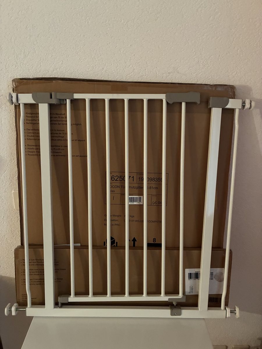 Tutto per la sicurezza: 2 COCON Türgitter 75-81cm +  verlängerung – Nuovo (secondo la descrizione) da Burgdorf venduto da Calvia