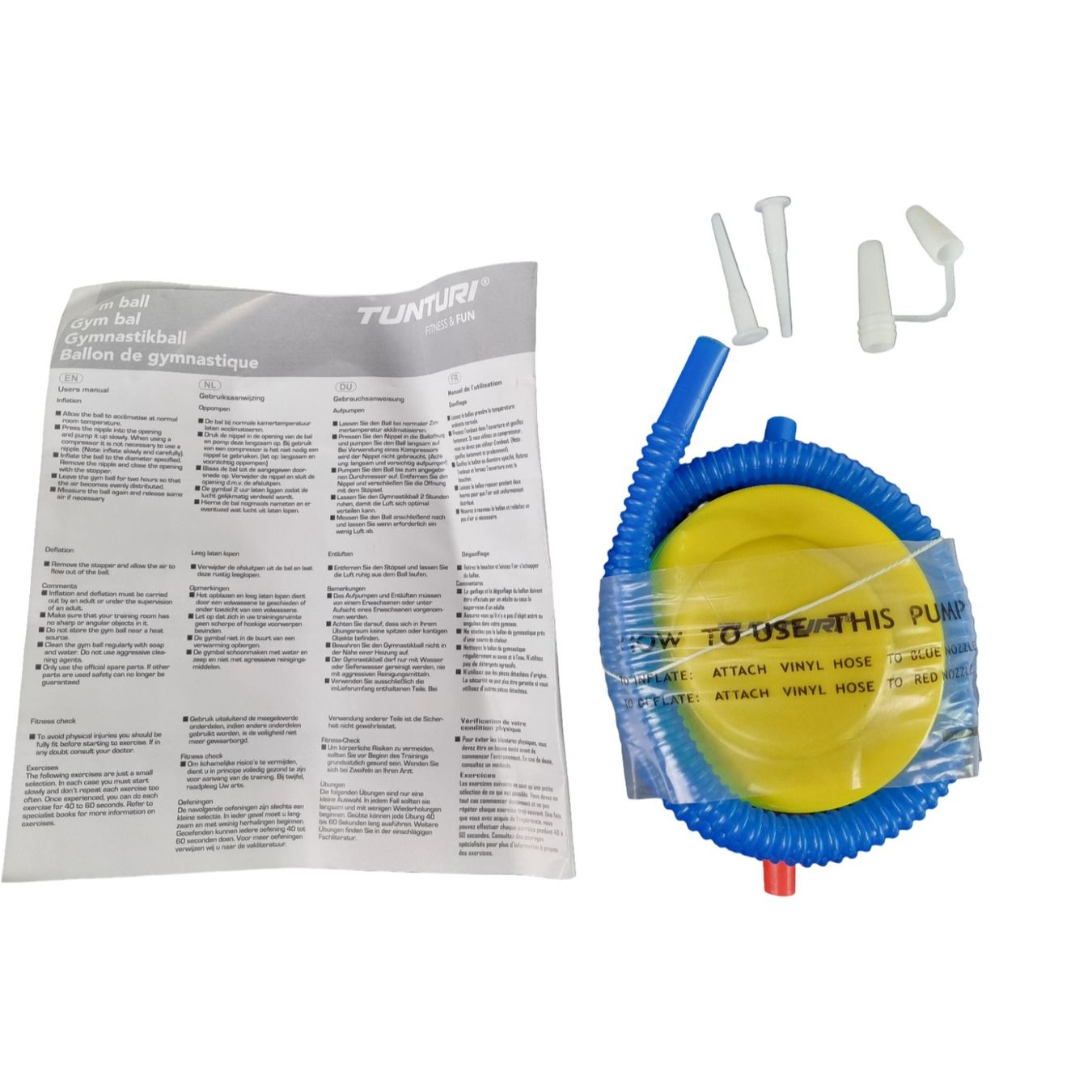 Tunturi Palloni: TUNTURI Gymnastikbälle 65cm – Nuovo (secondo la descrizione) da Wangen b. Olten venduto da Restwert_Wangen 3