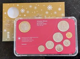 CH-Münzsatz 2019 Weihnachten stgl