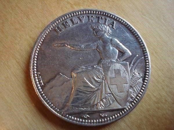 Alle Münzen: 5 Franken 1851  VZ-UNZ – Gebraucht aus Erlach von Net-Coins 2