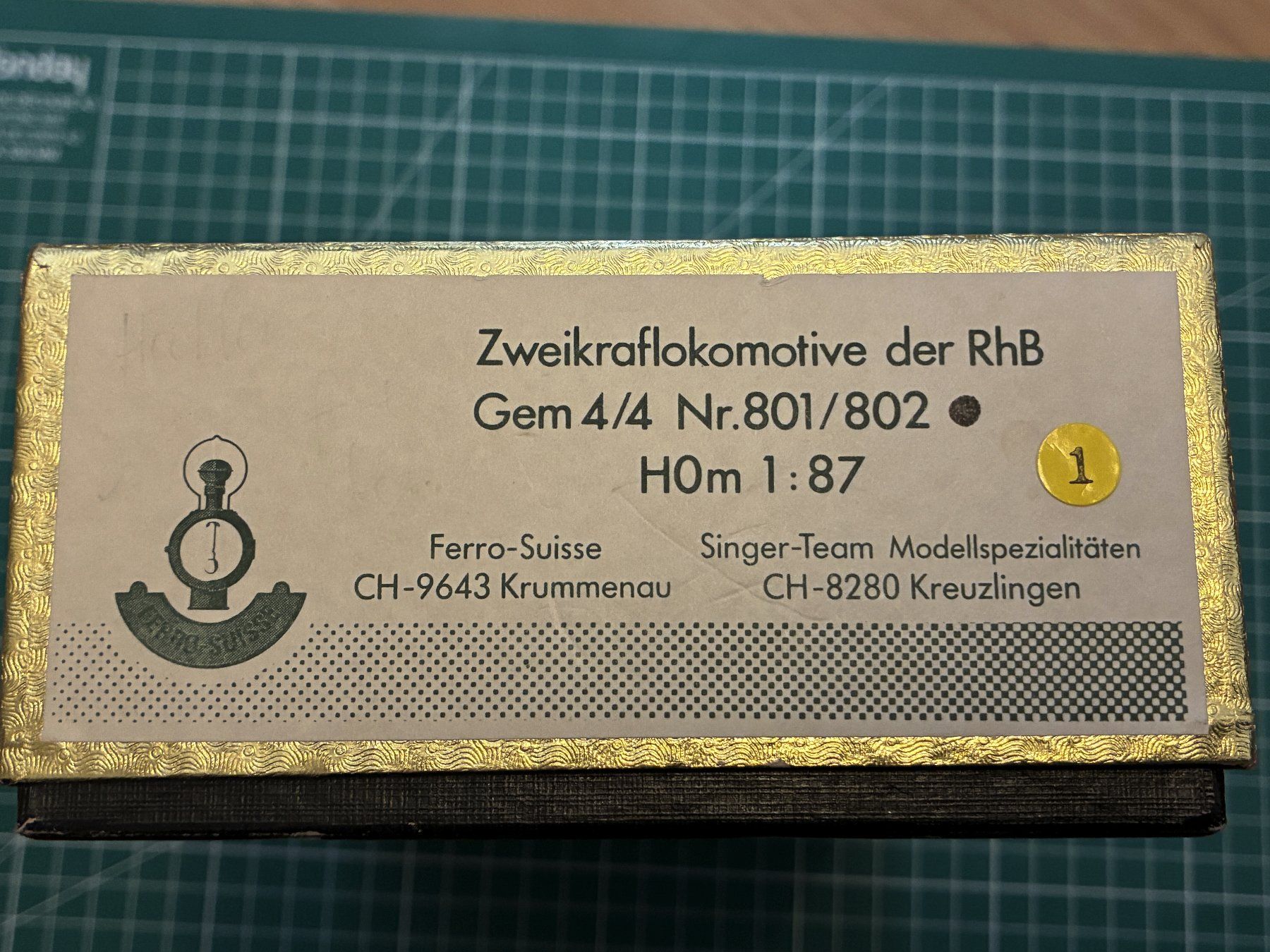 Ferro-suisse Modellini di ferrovie: Ferro-Suisse Gem 4/4 801 Digital sound – Nuovo (secondo la descrizione) da Colombier NE venduto da Etifloyd2 5