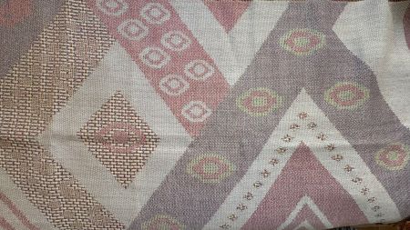 Sciarpa in 80% Baby Alpaca & 20% Seta - Motivo Geometrico