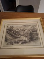 Orginallithographie Lütisburg H.R.Schmid 83