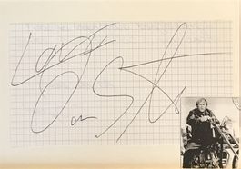 Don Stroud Autogramm signiert Zettel/Karte m.Bild 10x15cm