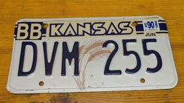 Kennzeichen Kansas Vintage (L6)