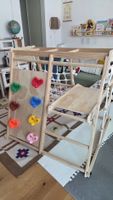 Juskys Kinder Klettergerüst mit Rutsche Holz guter Zustand