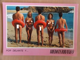 Erotik - AK - "MEDITERRANEO" Por Delante Y...