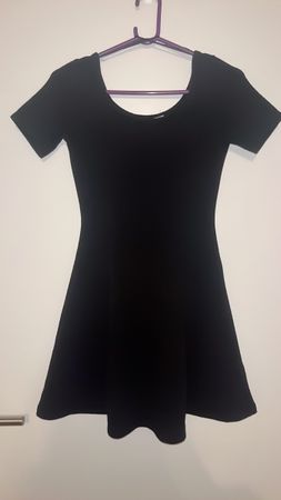 Elegantes schwarzes Kleid Gr. 36