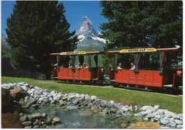 ZERMATT Riffelalp-Tram - höchstgelegene Strassenbahn Europas