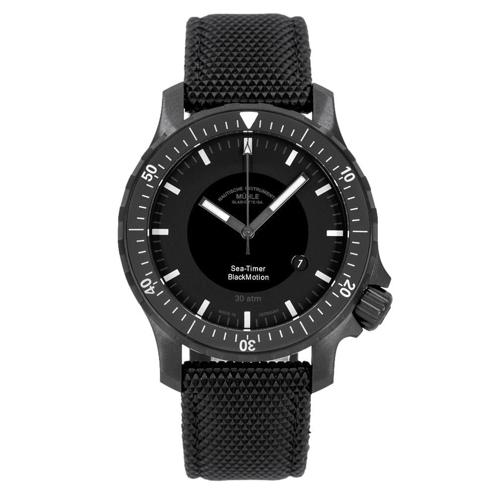 Orologi: Mühle Glashütte M1-41-83-CB SAR Sea-Timer BlackMotion – Nuovo e nell'imballaggio originale da Schindellegi venduto da harveystore 1