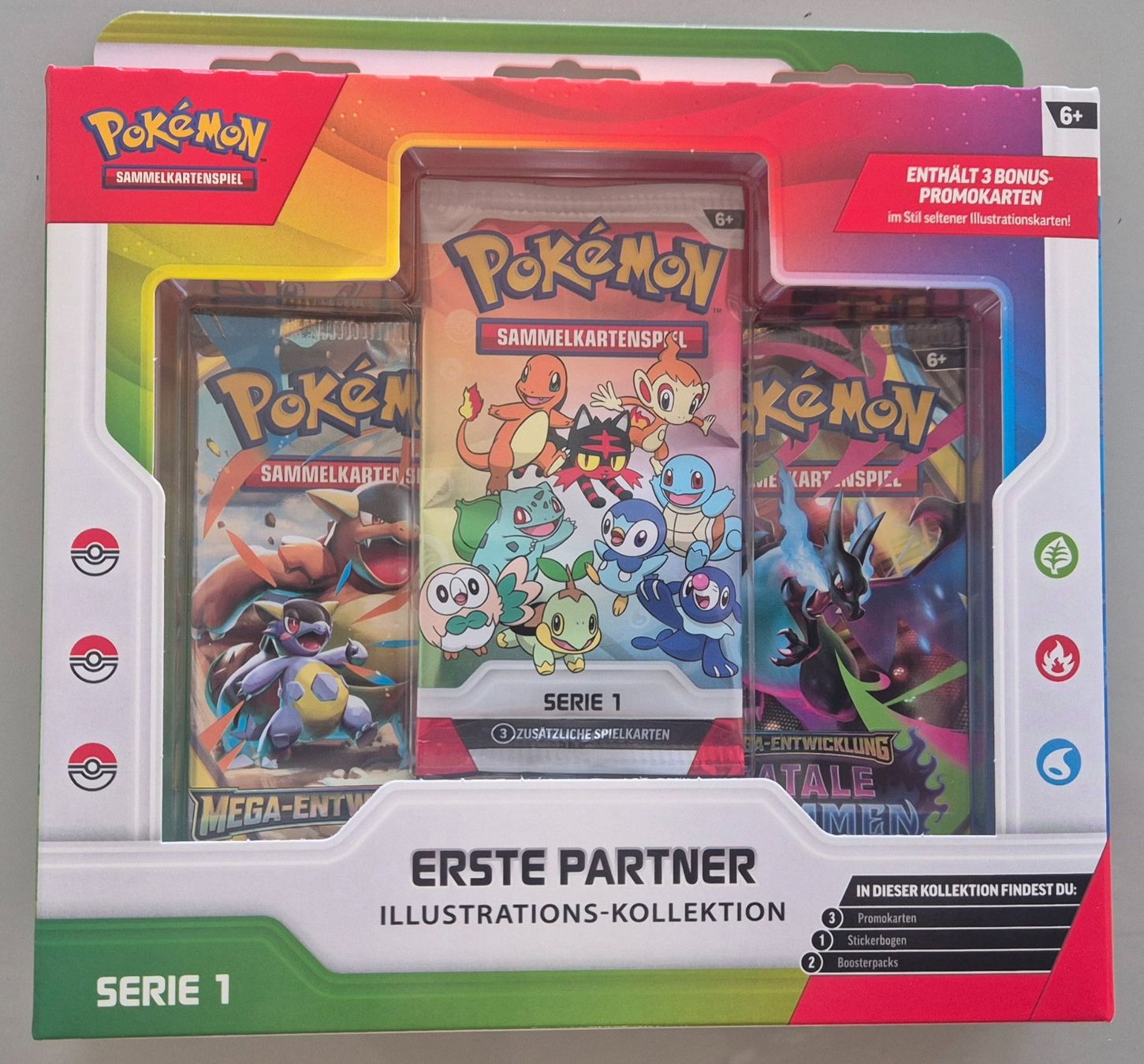 Pokémon Carte collezionabili: Pokémon Erste Partner Illustrations-Kollektion – Nuovo e nell'imballaggio originale da Männedorf venduto da Molum 1