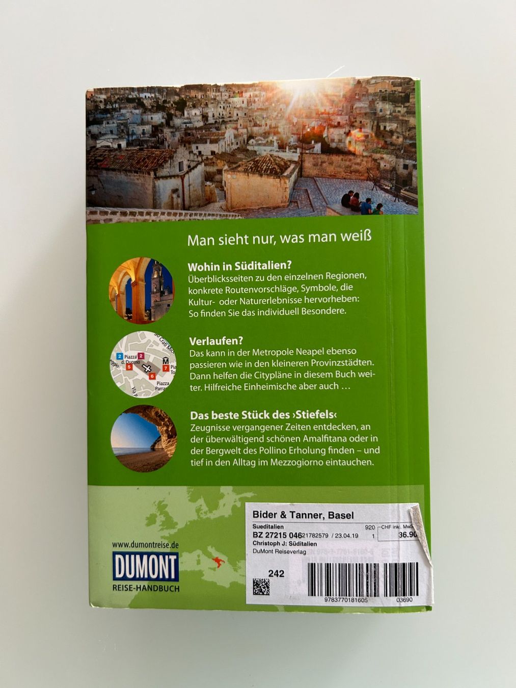 Livres: Reisehandbuch Süditialien Dumont – D'occasion à Ettingen par sagada81 1