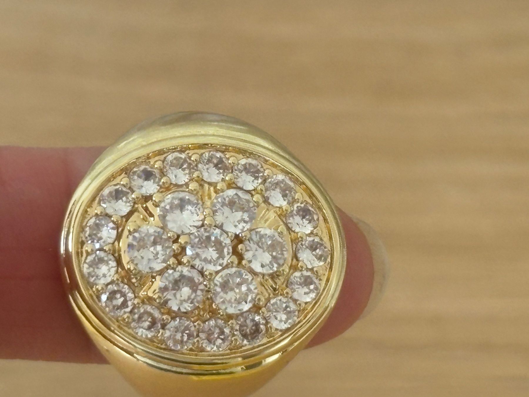 Anelli: Luxus Elegante Gr.19/9 Ring Farbe: Gold/weiss – Nuovo (secondo la descrizione) da Biel-Bienne venduto da Roserosse13 4