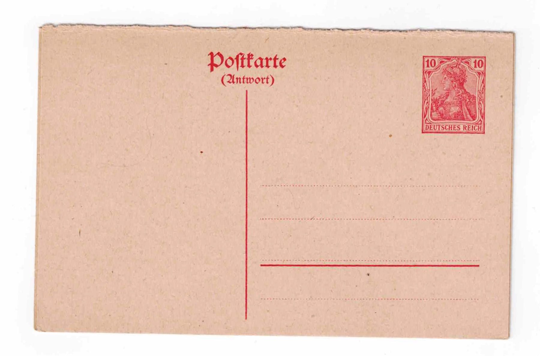 Alle Briefmarken: Deutsches Reich 1 Postkarte – Neu (gemäss Beschreibung) aus Koblenz von Markenhimmel