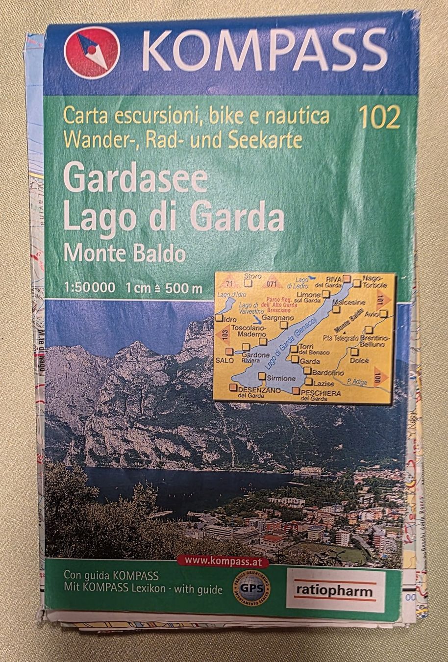 Cartine & Atlanti: Landkarte Gardasee – Usato da Filzbach venduto da Cschufi