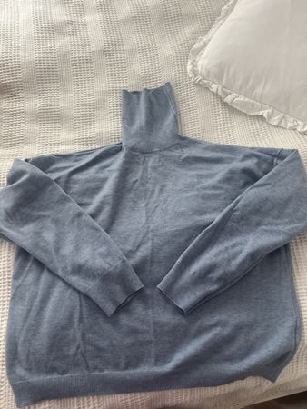 Sarina Blue Turtleneck Sweater - Cosy knit for Winter!