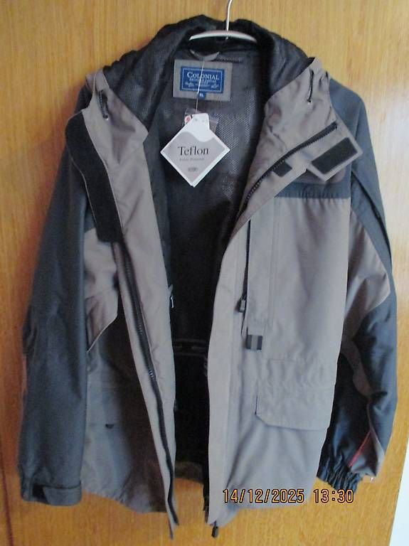 Jacken: Colonial Jacke, Teflon, Herren XL – Neu (gemäss Beschreibung) aus Lichtensteig von Flammi