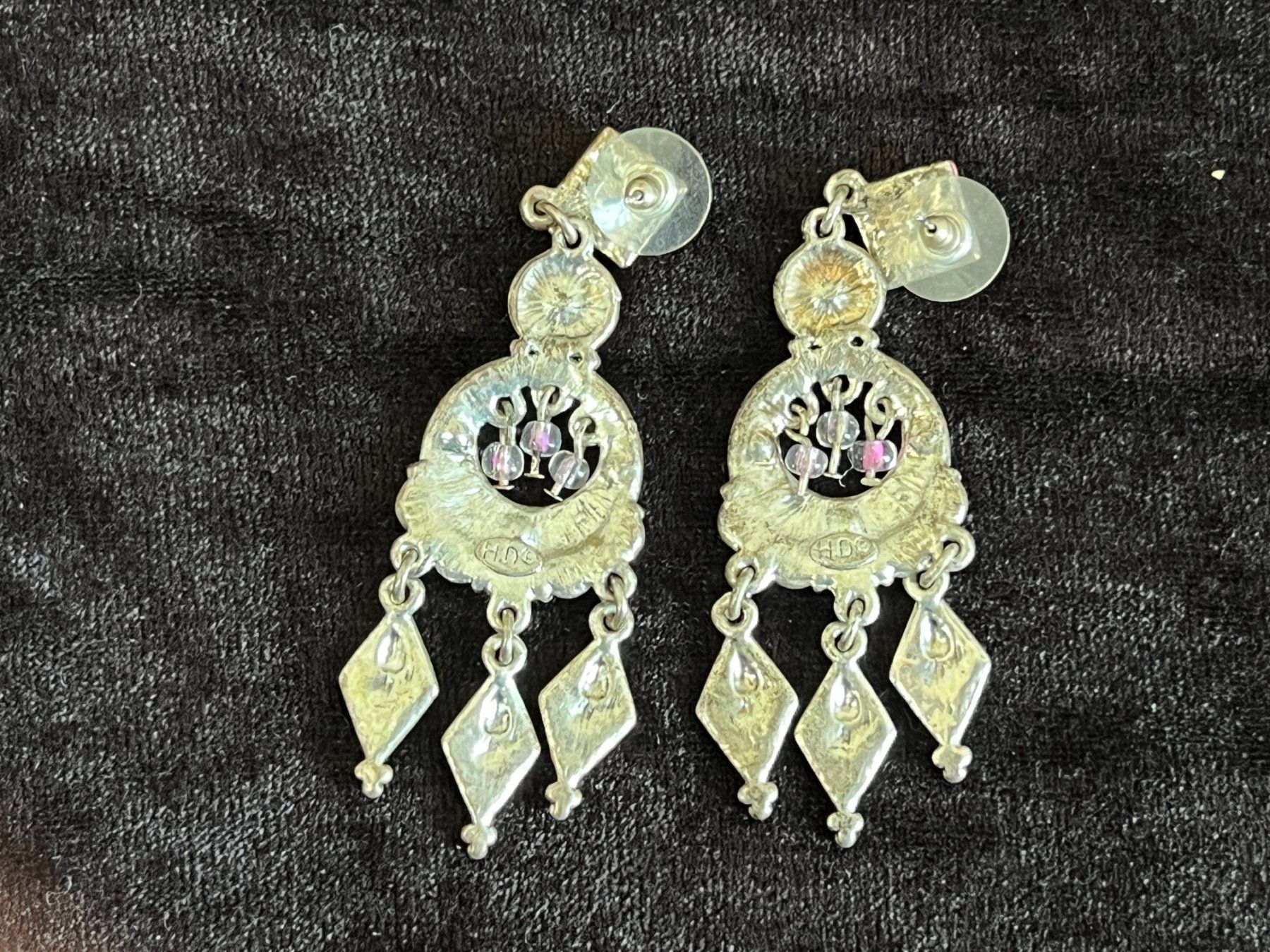 Ohrringe & -stecker: Ohrhänger mit Glitzersteinen, 2 Stk. – Gebraucht aus Zürich von Drahtzug 1