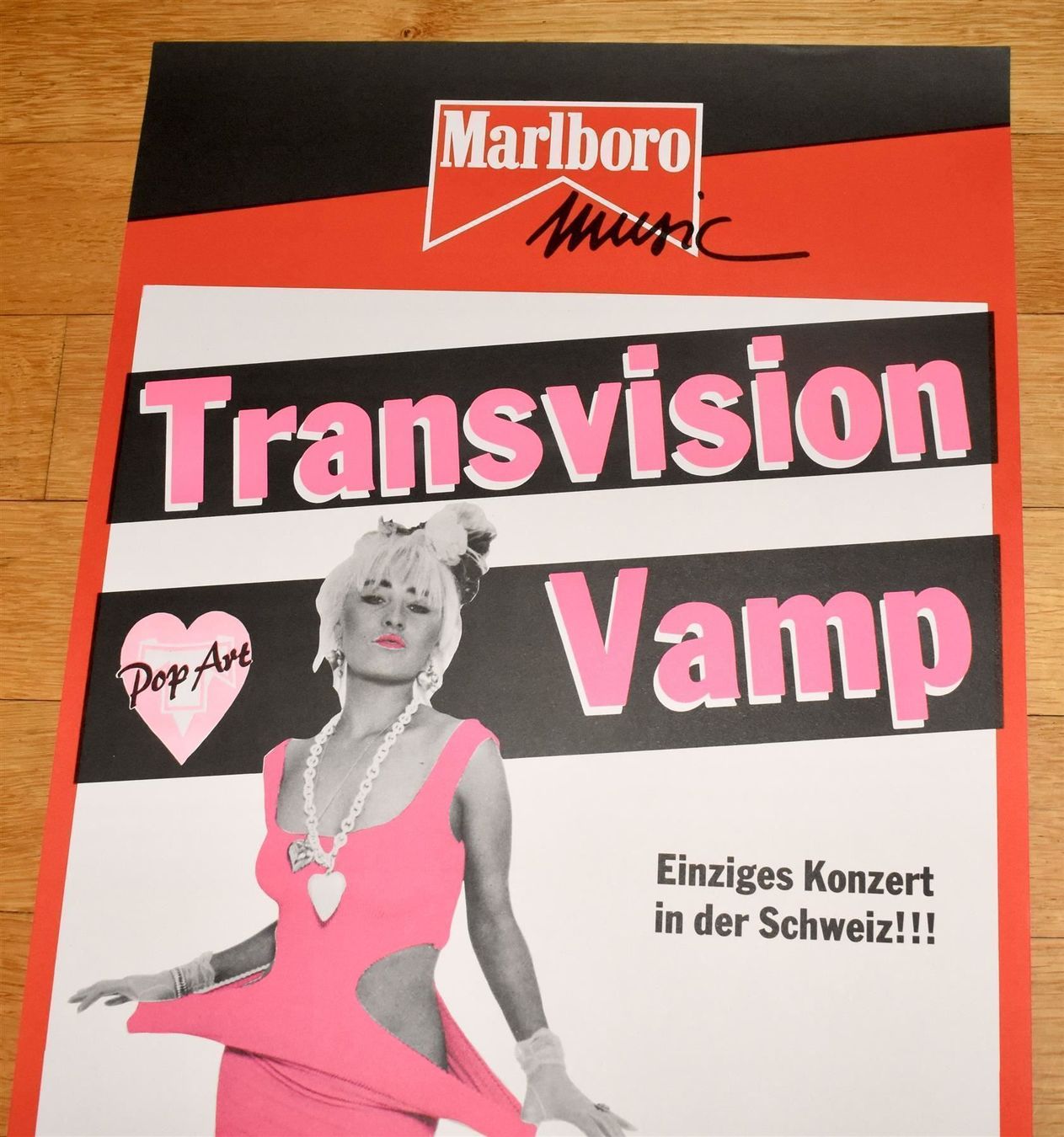 Dischi in vinile: TRANSVISION VAMP Konzert PLAKAT 1989 – Usato da Pfaffhausen venduto da mono_rec 1
