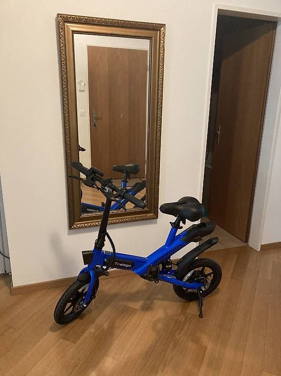Velos: kleines stabiles Mini E-Bike Landi blau – Gebraucht aus Bassersdorf von Schaefer1