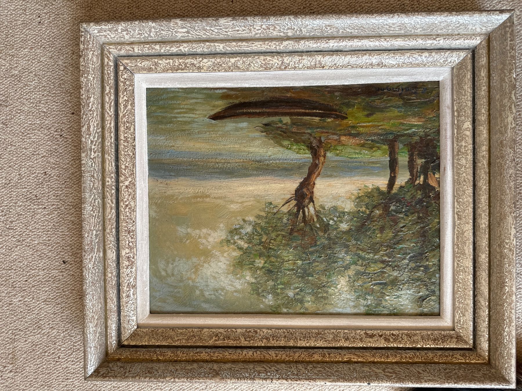 Tableaux: Antikes Gemälde signiert E. Thalmann, – D'occasion à Frauenfeld par aluma14 1
