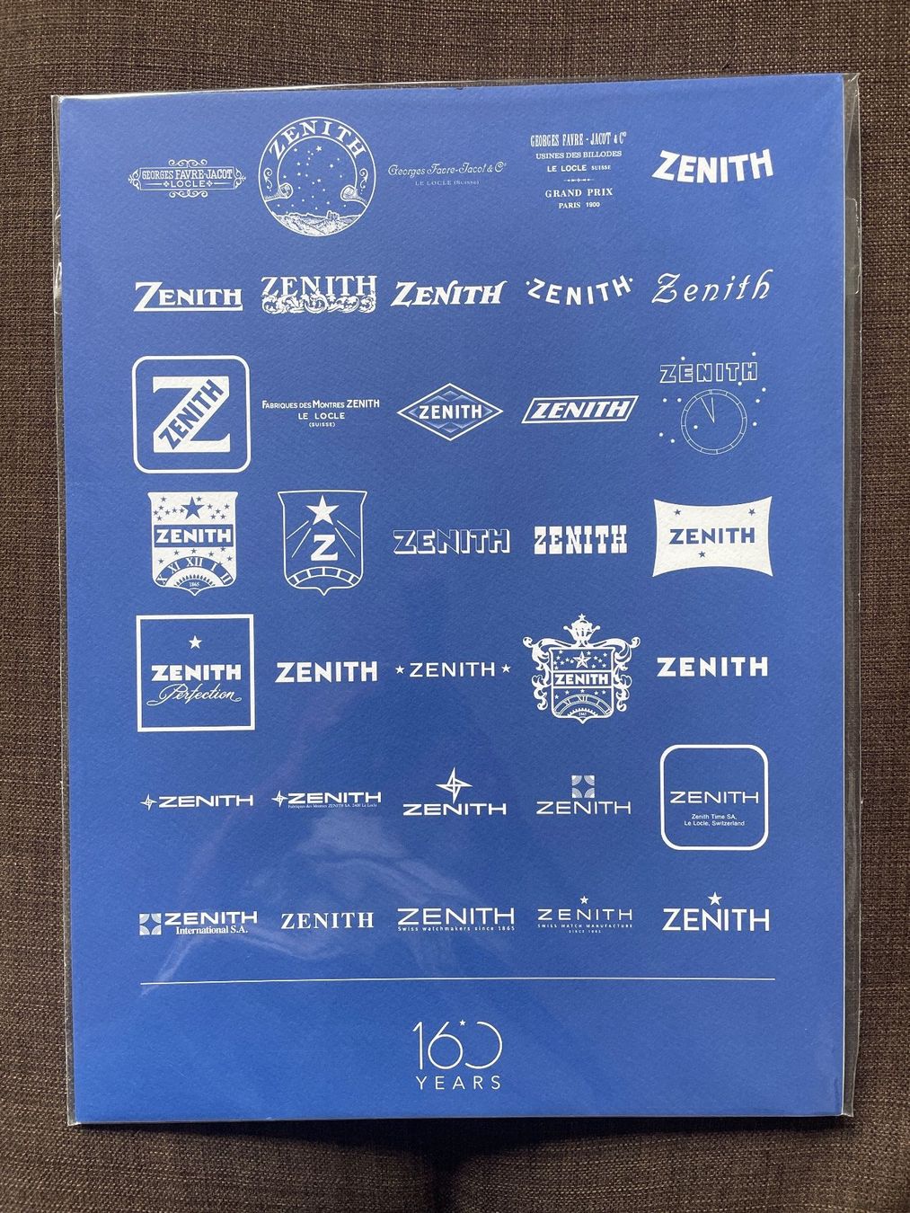 Poster & Bilder: Zenith Plakat – Neu und originalverpackt aus Genève von Buens4