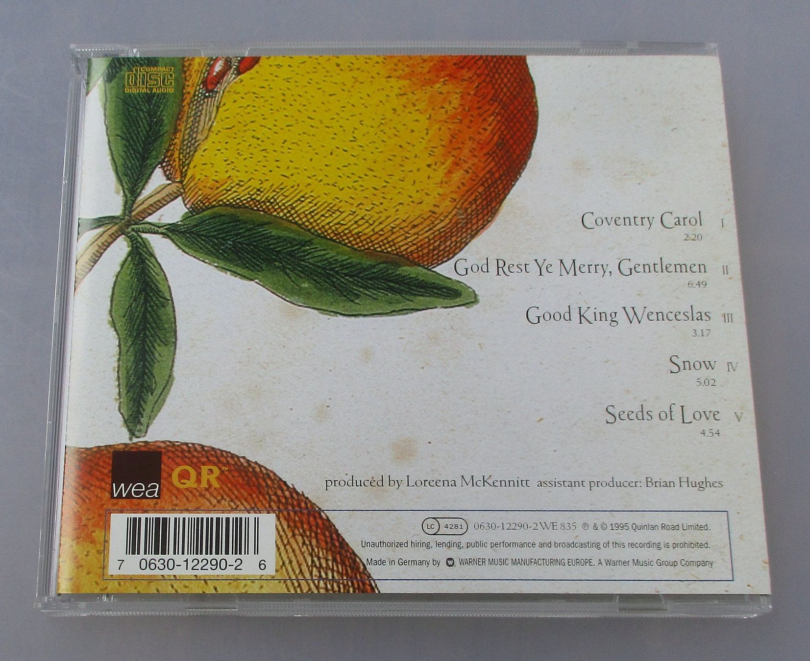 CD: LOREENA MCKENNITT - A Winter Garden – Usato da Wattwil venduto da Muriel11 1