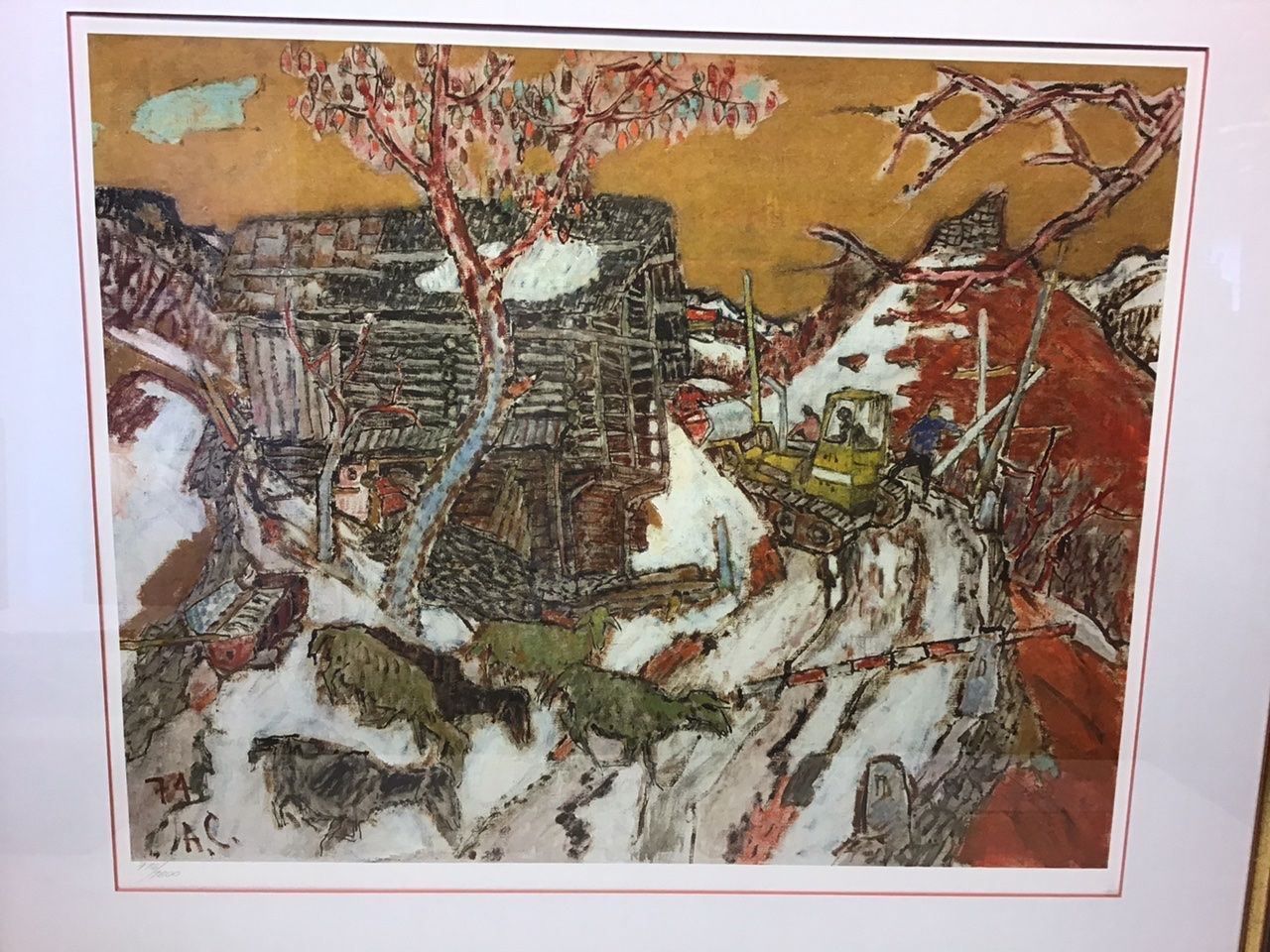 Foto & Immagini: Carigiet Bild Kunst Graubünden Chur Schweizer Kunst Graphik – Usato da Lichtensteig venduto da Babeli 1