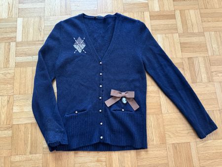 Luisa Cerano Wool/Cashmere Sweater Cardigan XS