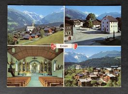 AK Ernen Kirche Dorfplatz Mühlebach