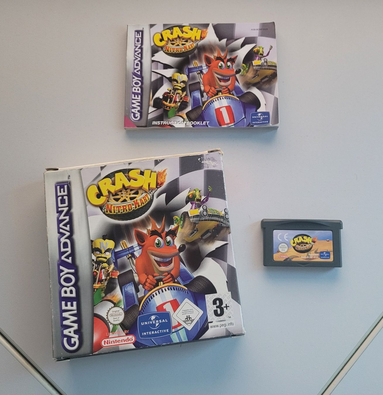 Spiele: Crash Nitro Kart (GBA) – Gebraucht aus Uezwil von -Retrogames-